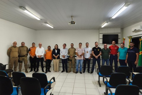 Nesta quarta-feira foi realizada a primeira reunião ordinária de 2026 do Conselho de Segurança Pública de São Lourenço do Oeste (CONSEG)