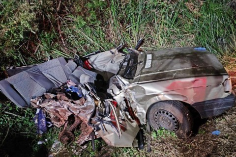 Colisão fatal na BR-282 deixa mulher e bebê mortos no Oeste de SC