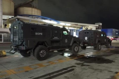 Novos blindados começam a chegar para reforçar a segurança no Paraná