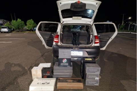 PM apreende mais de 100 garrafas de vinho contrabandeadas no Oeste de SC