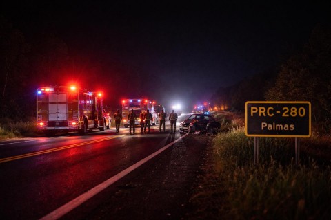 Colisão entre carro e caminhão termina em morte na PRC-280 em Palmas
